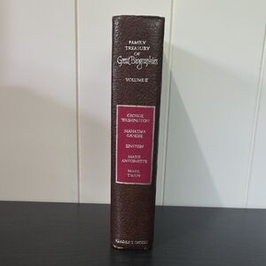 Vintage 70's‎ Reader's Digest Family Treasury Of Great Biographies First Edition